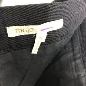 Maje Skirts Maje Bonner Tulip Hem A Line Curved Mini Skirt Bla